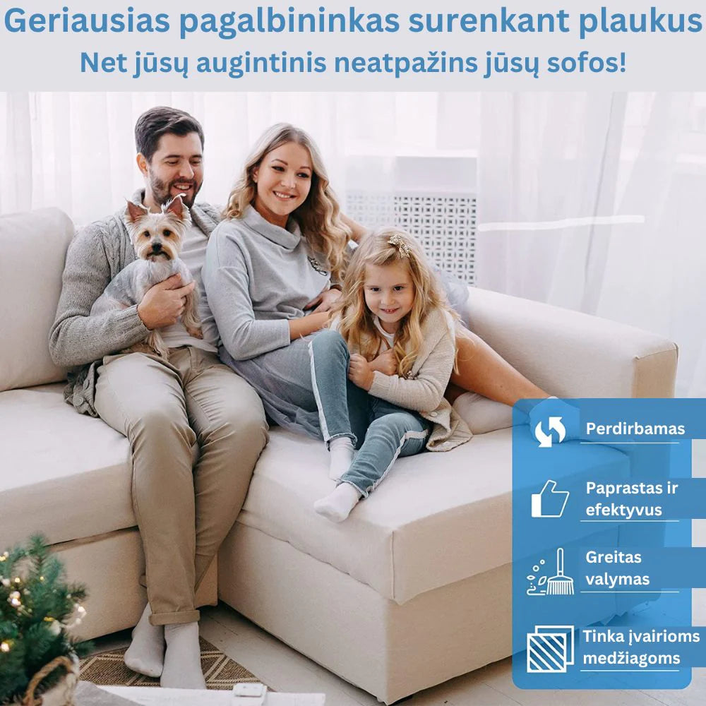 Pūkų ir plaukų surinkėjas