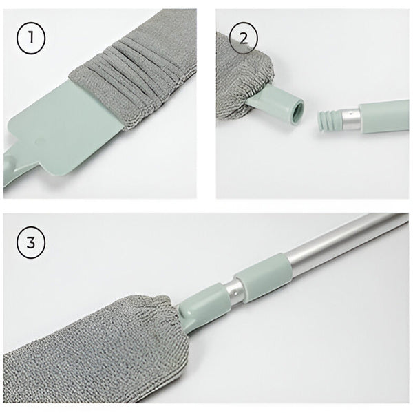 Teleskopinis dulkių šepetys